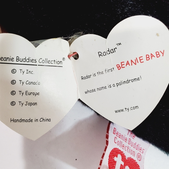 Vtg Ty Beanie Buddies Collection RADAR The Bat Plush NWT Retired Collectible - Picture 8 of 10